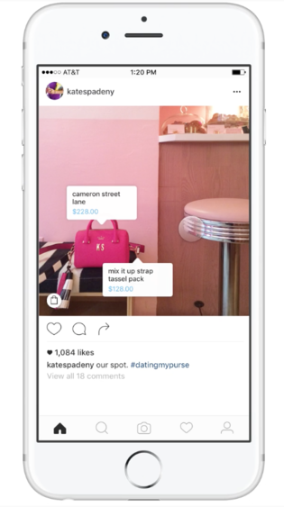 Shopping in Instagram feed You can now buy products in Instagram without the need to go to a website